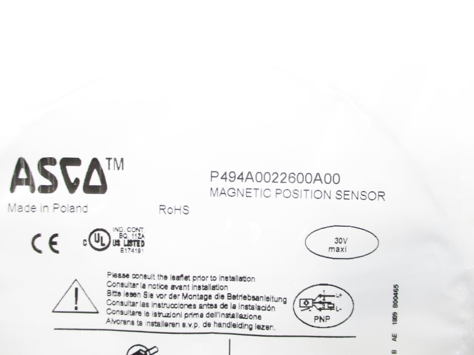 ASCO P494A0022600A00 NSMP