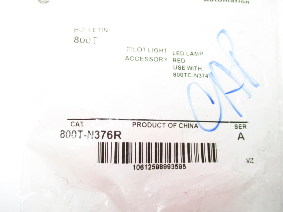 INDUSTRIAL SPARE PART 800T-N376R SER. A NSMP