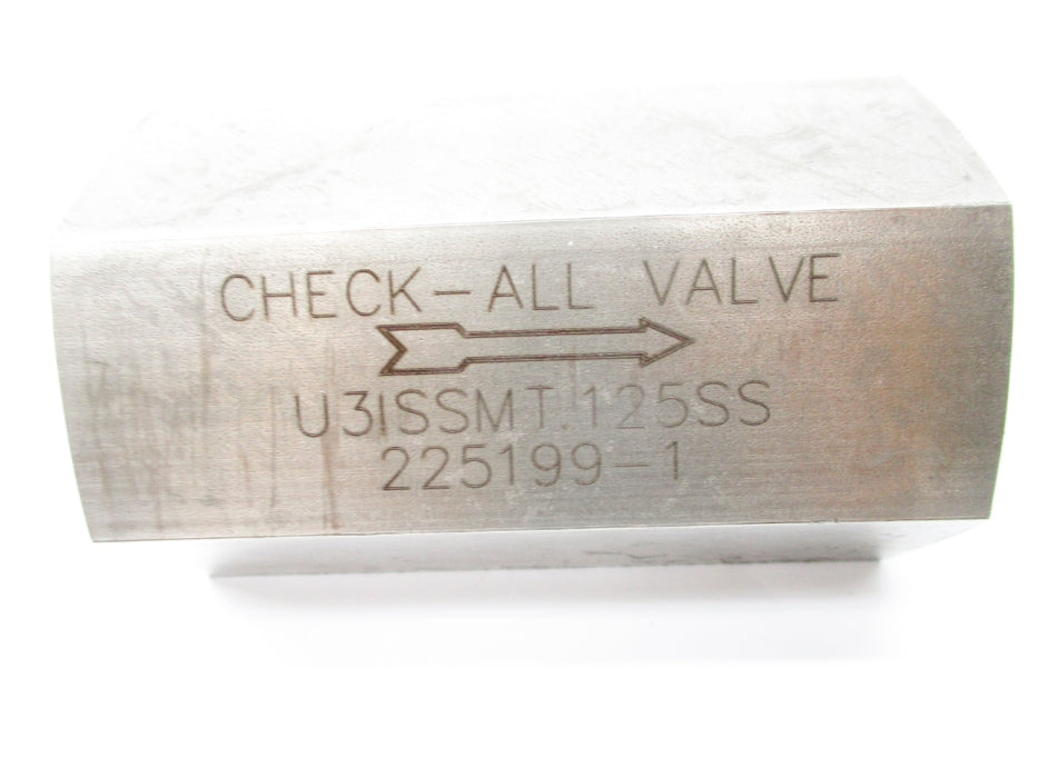 VALVE U3ISSMT.125SS 225199-1 NSNP