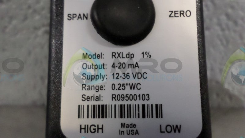 ASHCROFT RXLdp RX-7-MB2-42-ST-P25IW PRESSURE TRANSDUCER NSMP
