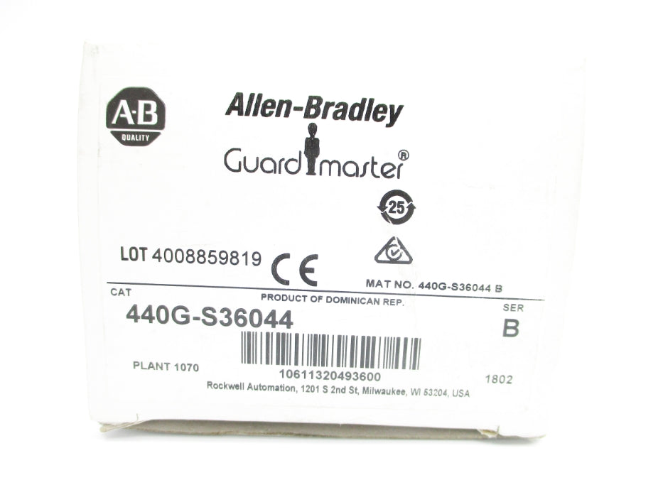 ALLEN BRADLEY 440G-S36044 SER. B (WH) NSMP