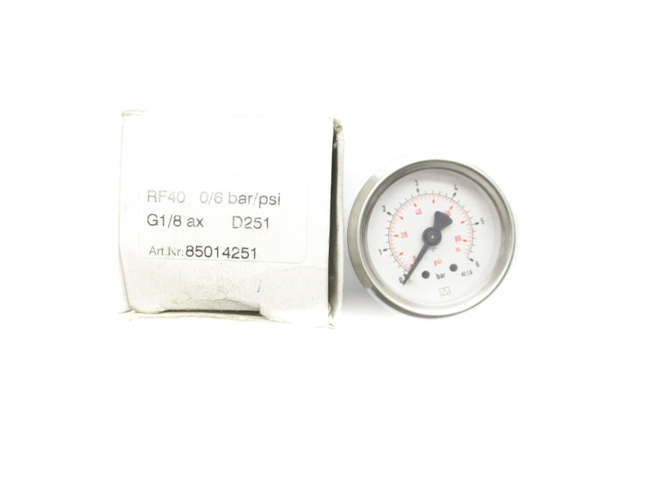 GAUGE 85014251 RF40 0-6PSI NSMP