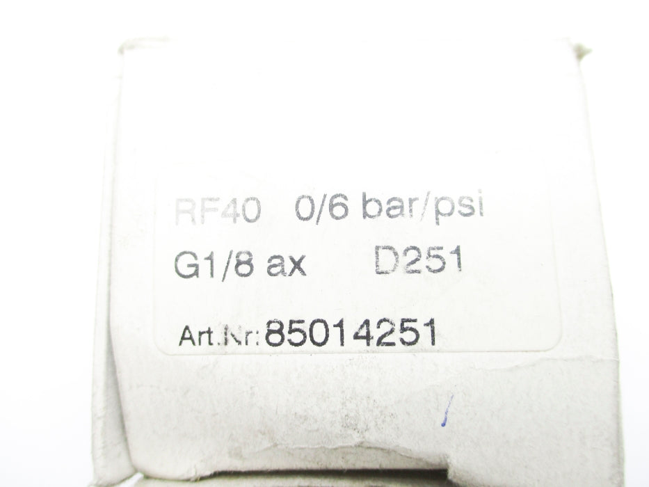 GAUGE 85014251 RF40 0-6PSI NSMP