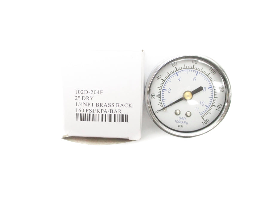GAUGE 102D-204F 160PSI NSMP