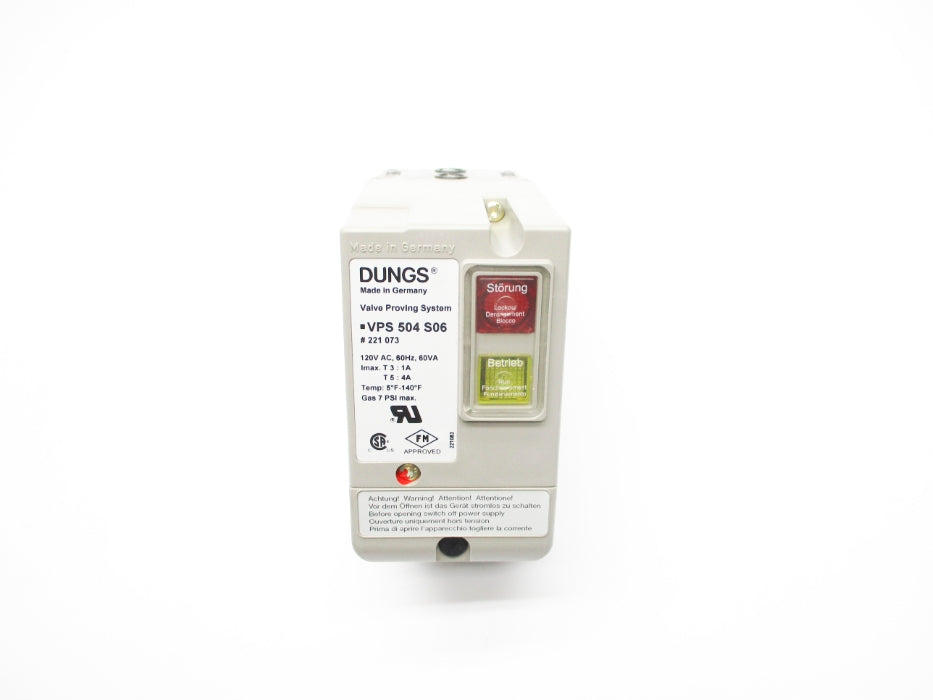 DUNGS VPS504S06 221073 120V 4A 7PSI NSNP
