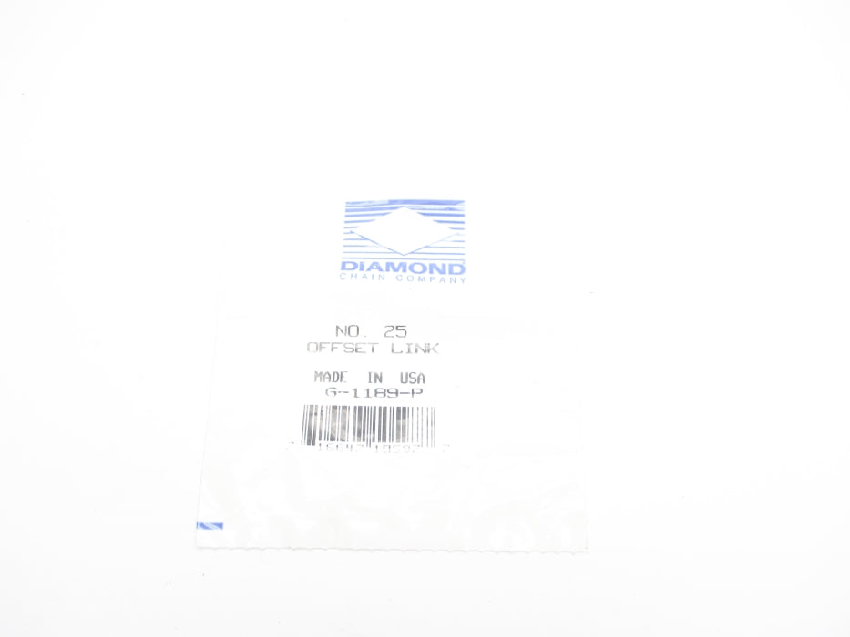 DIAMOND CHAIN COMPANY G-1189-P NSMP