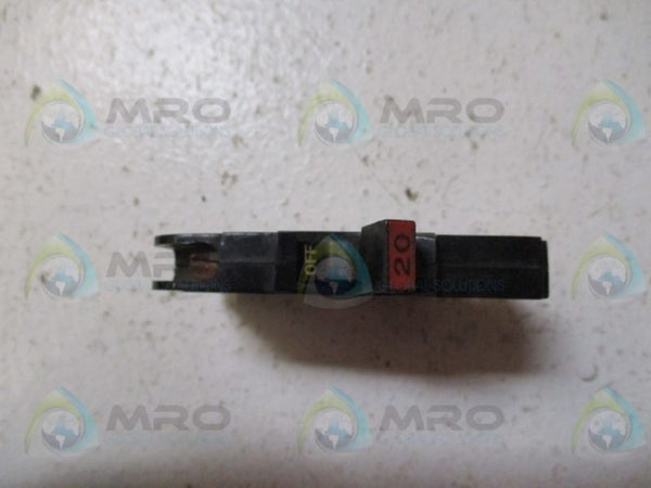 FEDERAL PACIFIC NC120 CIRCUIT BREAKER 20A UNMP