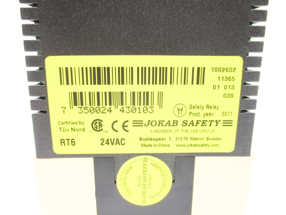 JOKAB SAFETY RT6 24VAC NSNP