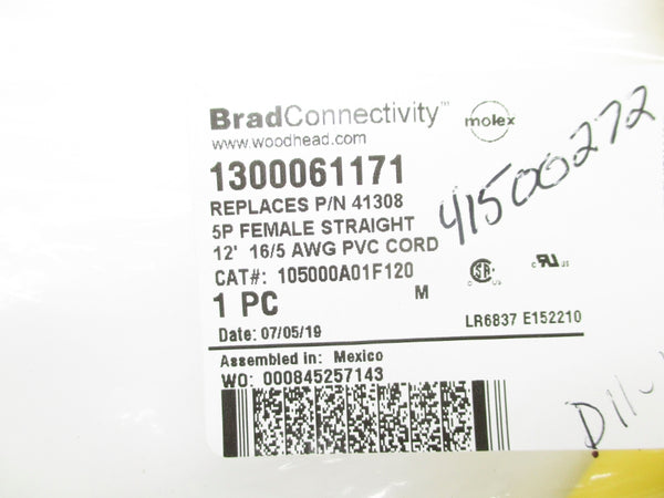 DANIEL WOODHEAD 105000A01F120 1300061171 600V 8A NSMP