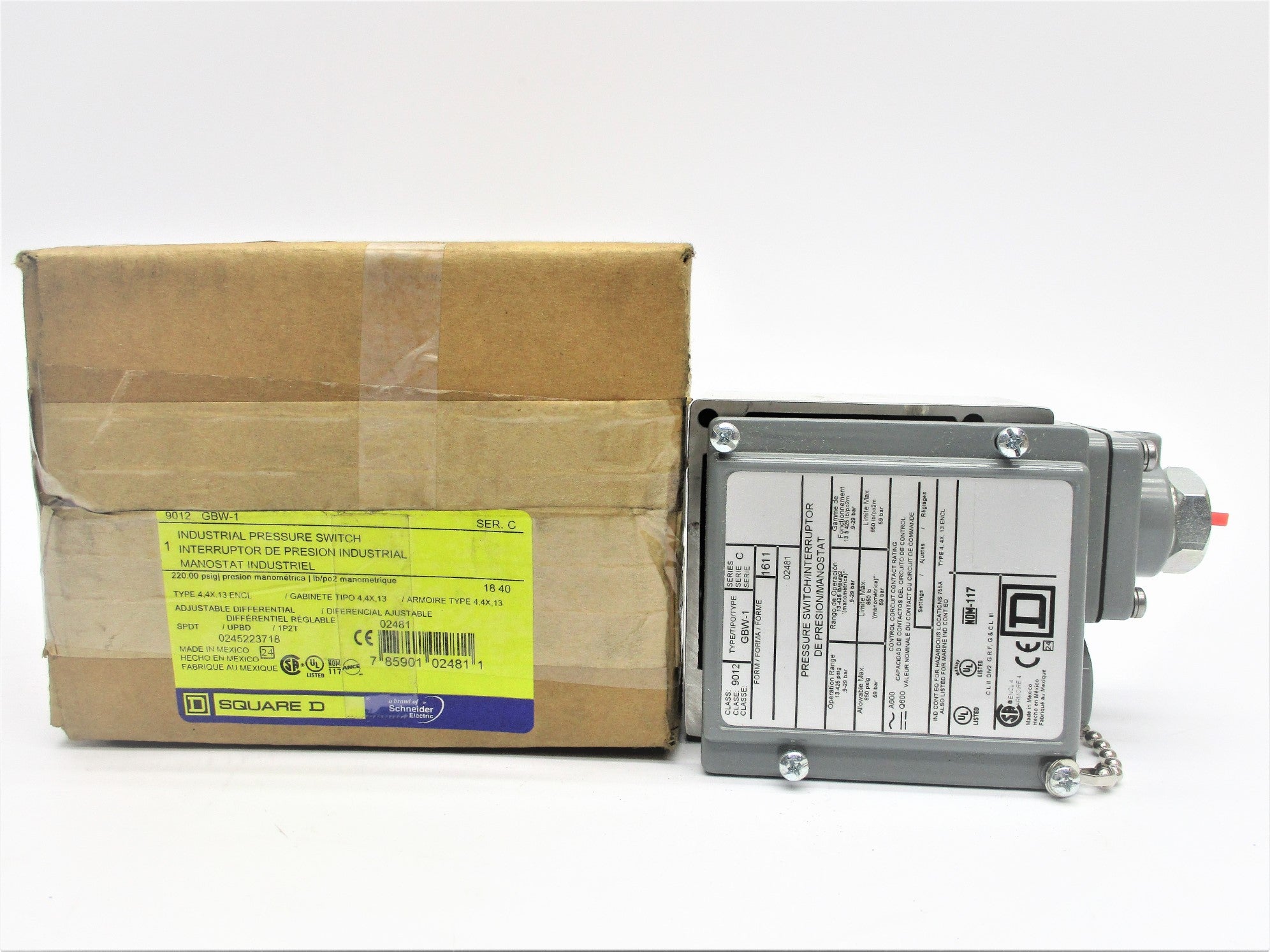 SQUARE D 9012GBW-1 SER. C 13-425PSI NSMP