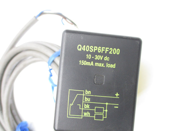 BANNER ENGINEERING Q40SP6FF200 10-30VDC NSNP