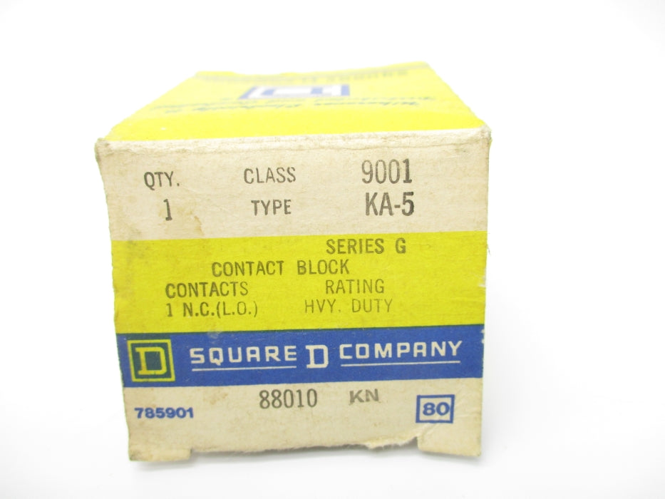 SQUARE D 9001KA5 SER. G NSMP