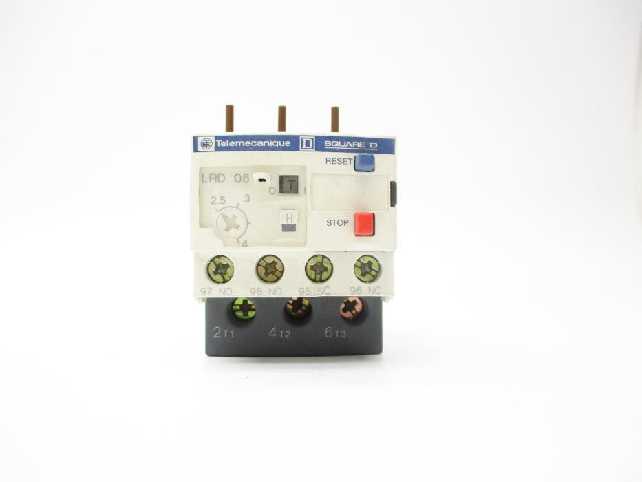 TELEMECANIQUE LRD08 600VAC 2.5-4A NSNP