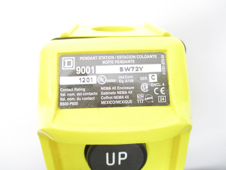 SQUARE D 9001BW72Y SER. C NSNP