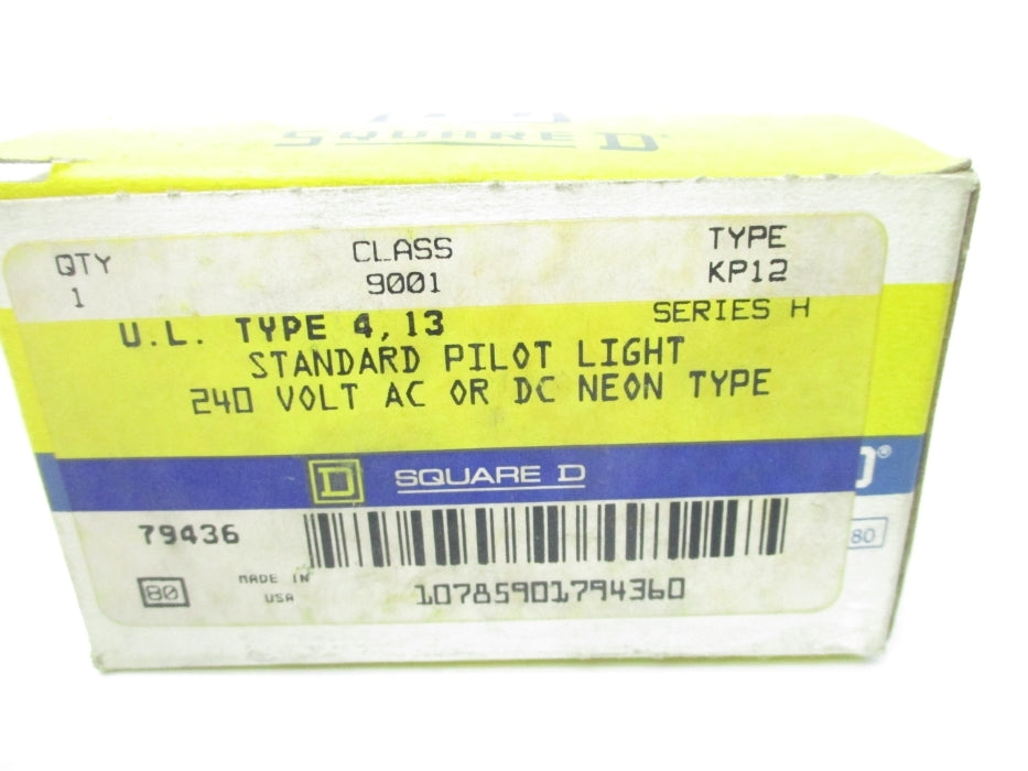 SQUARE D 9001KP12 SER. H NSMP