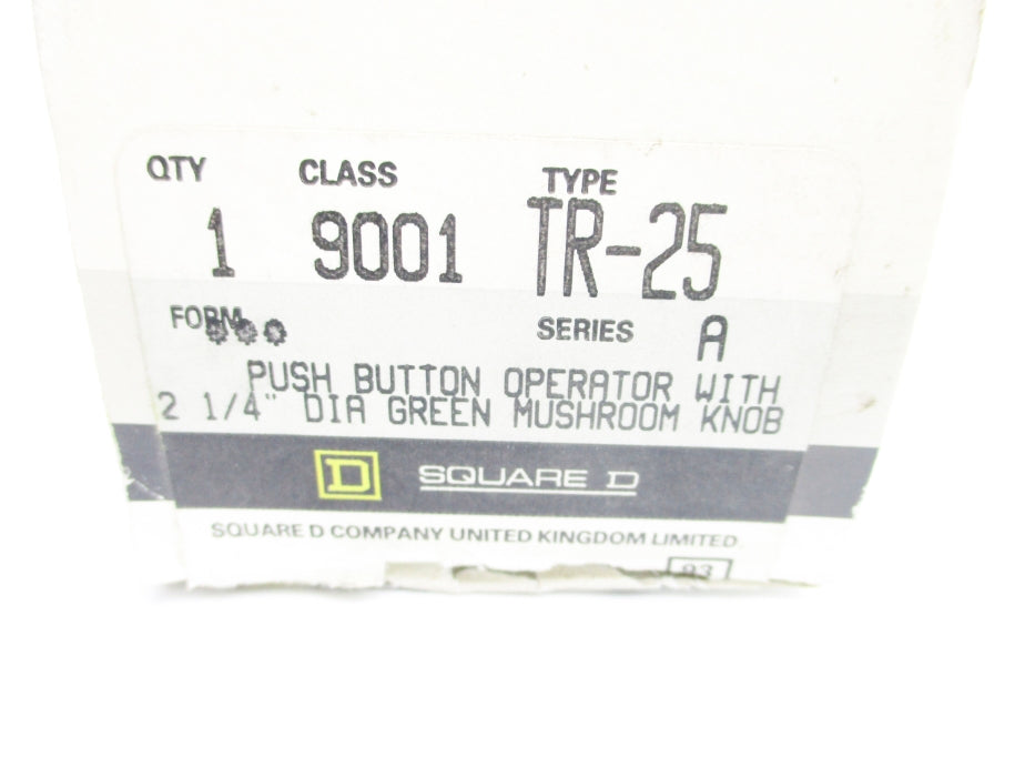 SQUARE D 9001TR25 SER. A NSMP