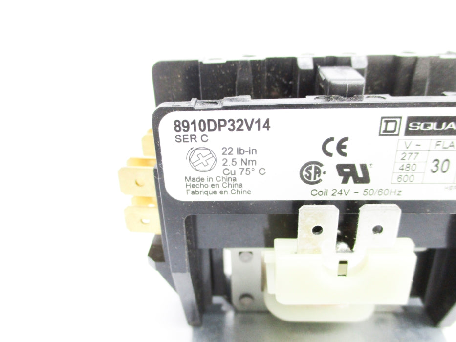 SQUARE D 8910DP32V14 SER. C 24V 30A NSNP