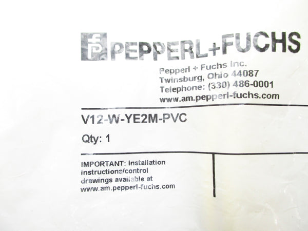 PEPPERL+FUCHS V12-W-YE2M-PVC 908960 NSMP