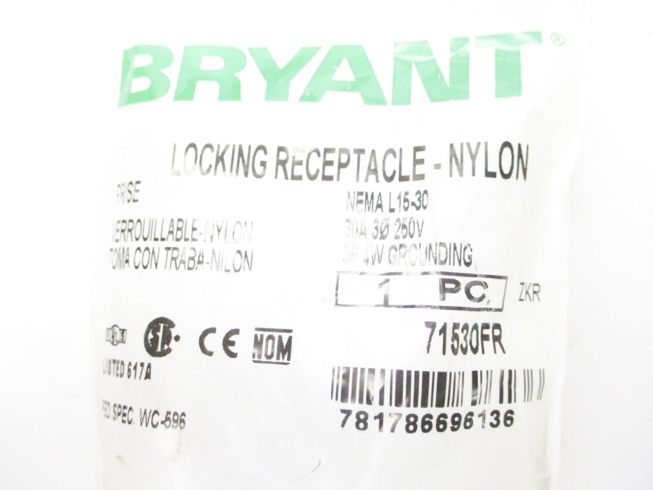 BRYANT 71530FR 250V 30A NSMP