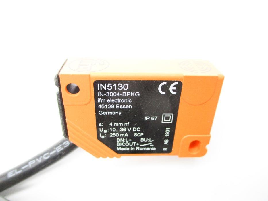 IFM EFECTOR IN5130 IN-3004-BPKG 10-36VDC NSNP