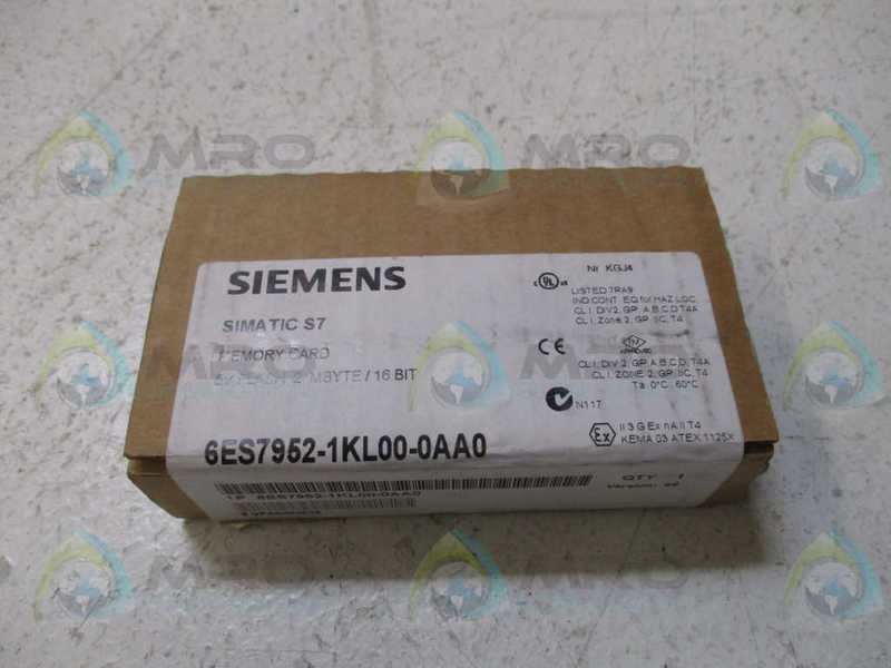 SIEMENS SIMATIC S7 6ES7-952-1KL00-0AA0 FLASH MEMORY CARD  NSFS