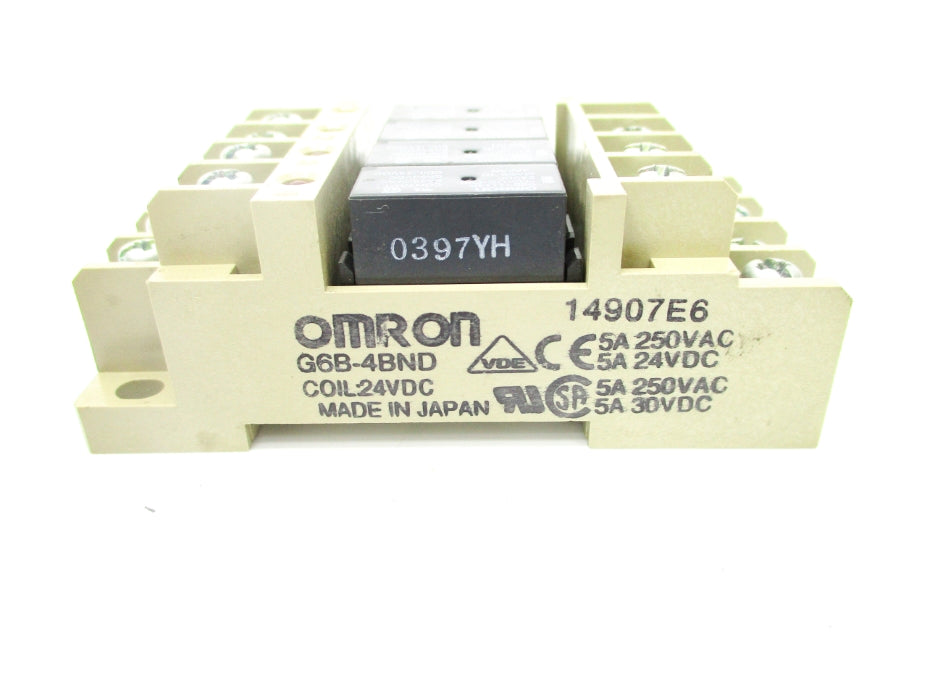 OMRON G6B-4BND 24VDC 5A NSNP