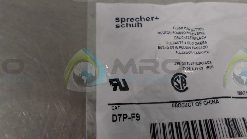 SPRECHER+SCHUH D7P-F9 NSNP