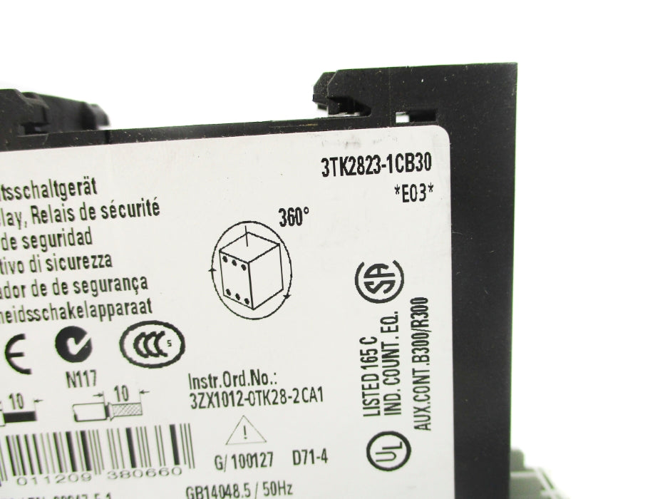 SIEMENS 3TK2823-1CB30 24VAC/DC NSNP