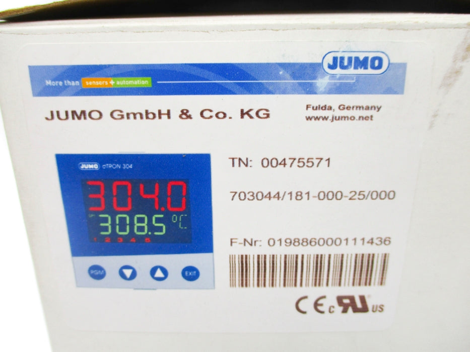 JUMO 703044/181-000-25/000 00475571 NSMP