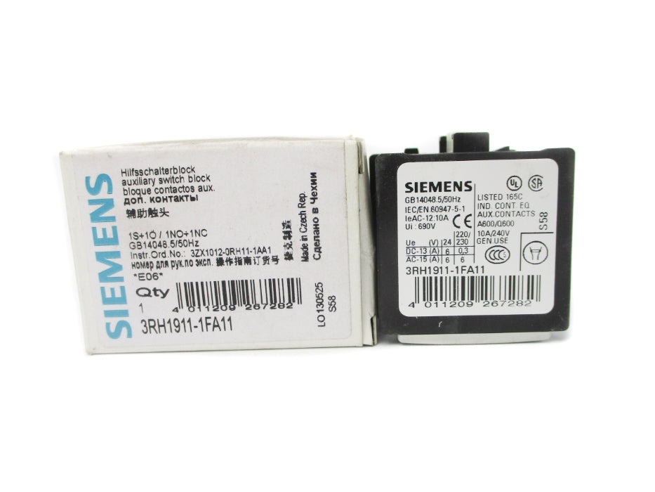 SIEMENS 3RH1911-1FA11 NSMP