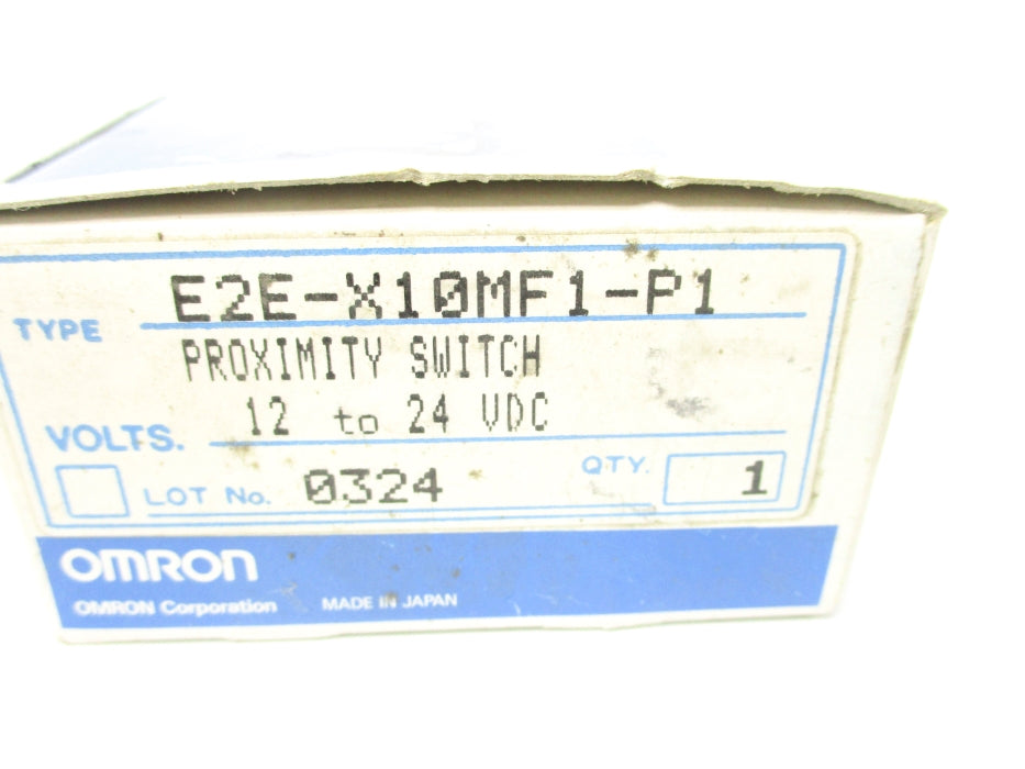 OMRON E2E-X10MF1-P1 NSMP