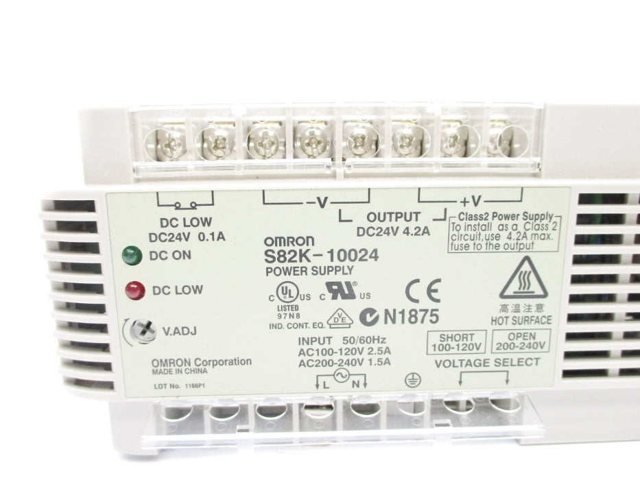 OMRON S82K-10024 100-120/200-240VAC 2.5/1.5A NSNP