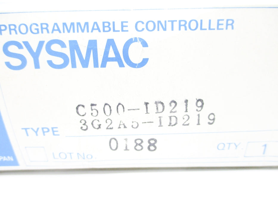OMRON C500-ID219 3G2A5-ID219 24VDC NSMP