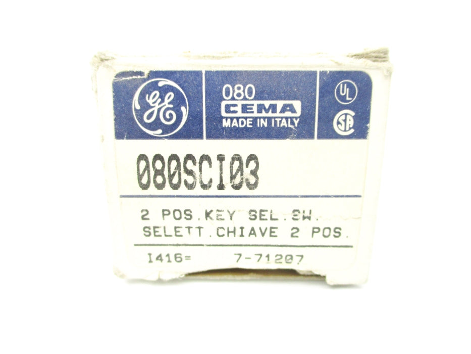 GENERAL ELECTRIC 080SCI03 NSMP