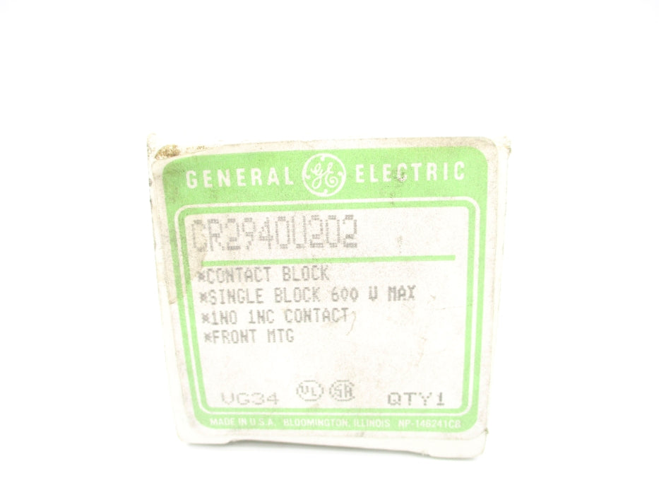 GENERAL ELECTRIC CR2940U202 600V NSMP