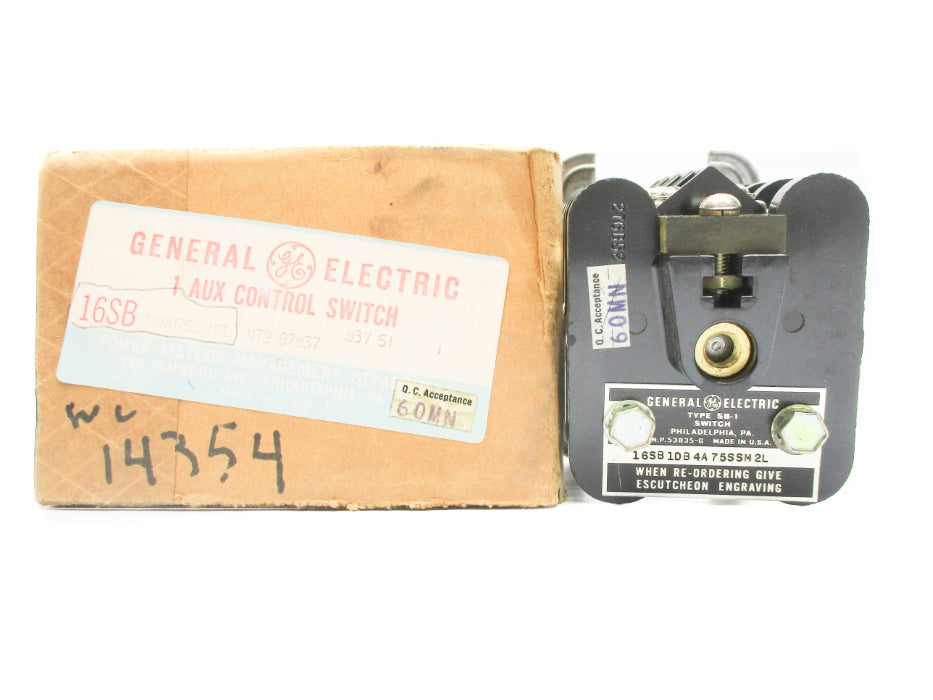 GENERAL ELECTRIC 16SB1DB4A75SSH2L NSMP