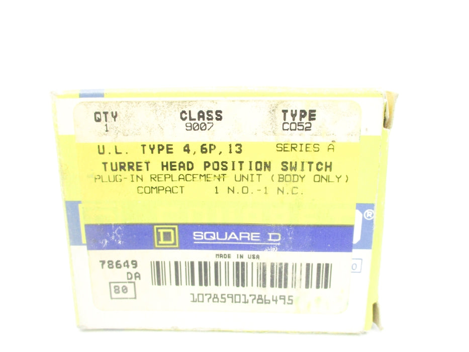 SQUARE D 9007CO52 SER. A NSMP