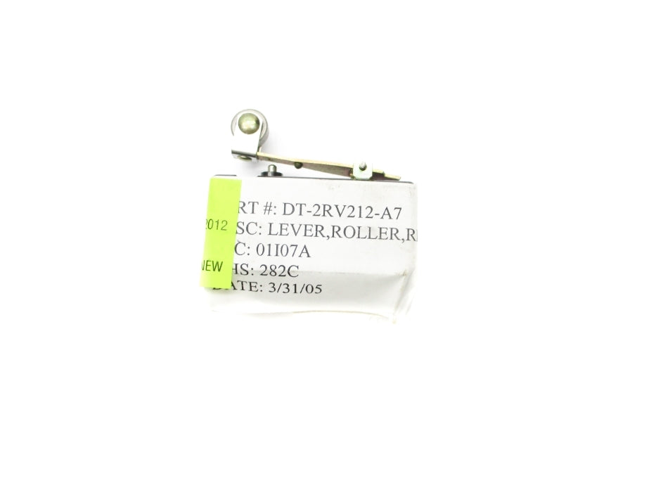 MICRO SWITCH DT-2RV212-A7 (AS PICTURED) NSNP