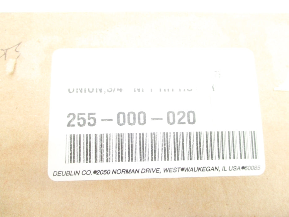DEUBLIN 255-000-020 3/4" NSFS