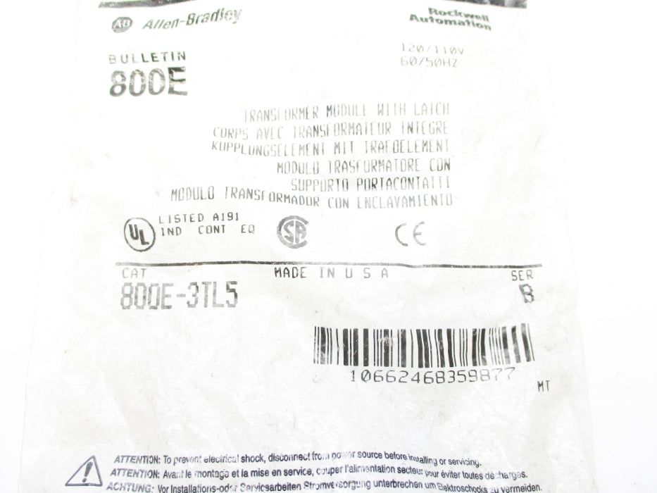 INDUSTRIAL SPARE PART 800E-3TL5 SER. B NSMP