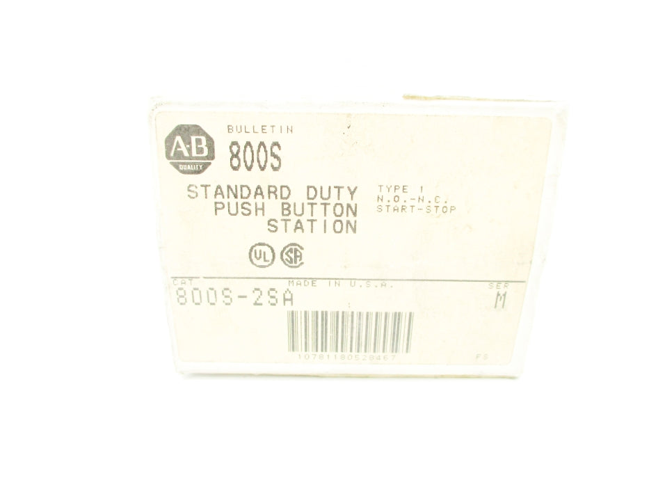 ALLEN BRADLEY 800S-2SA SER. M (GY/BL) NSMP