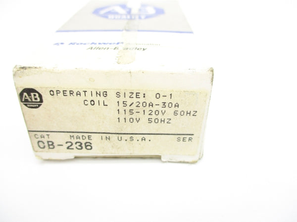 ALLEN BRADLEY CB-236 15/20-30A 110/115-120V (GY/BL) NSMP
