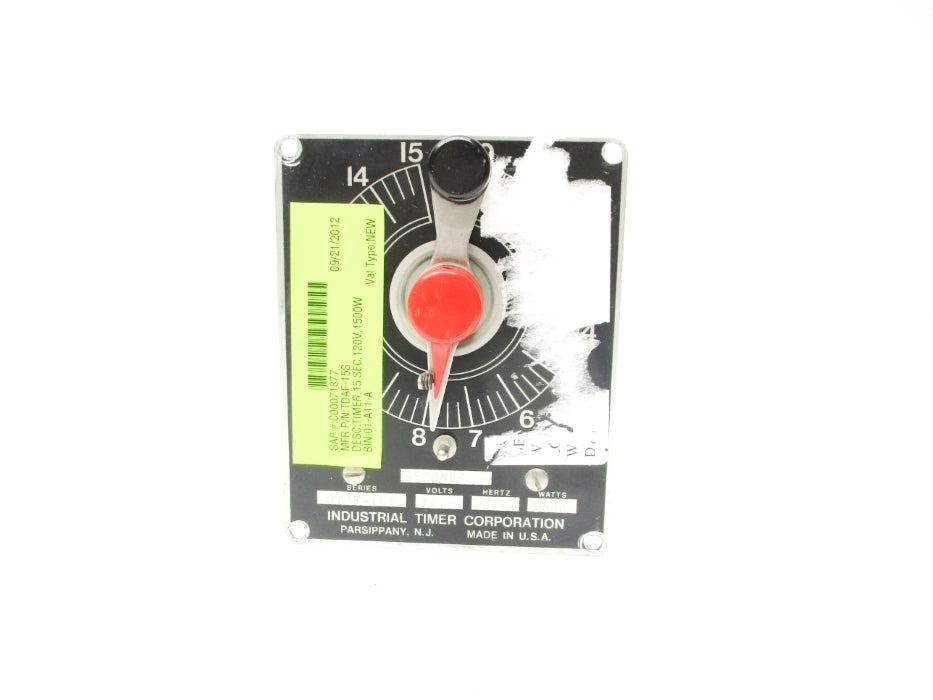 TIMER TDAF-15S 1-15S UNMP