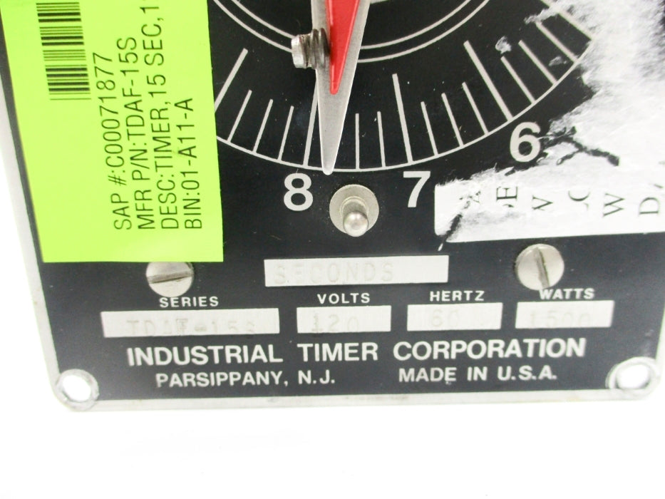 TIMER TDAF-15S 1-15S UNMP