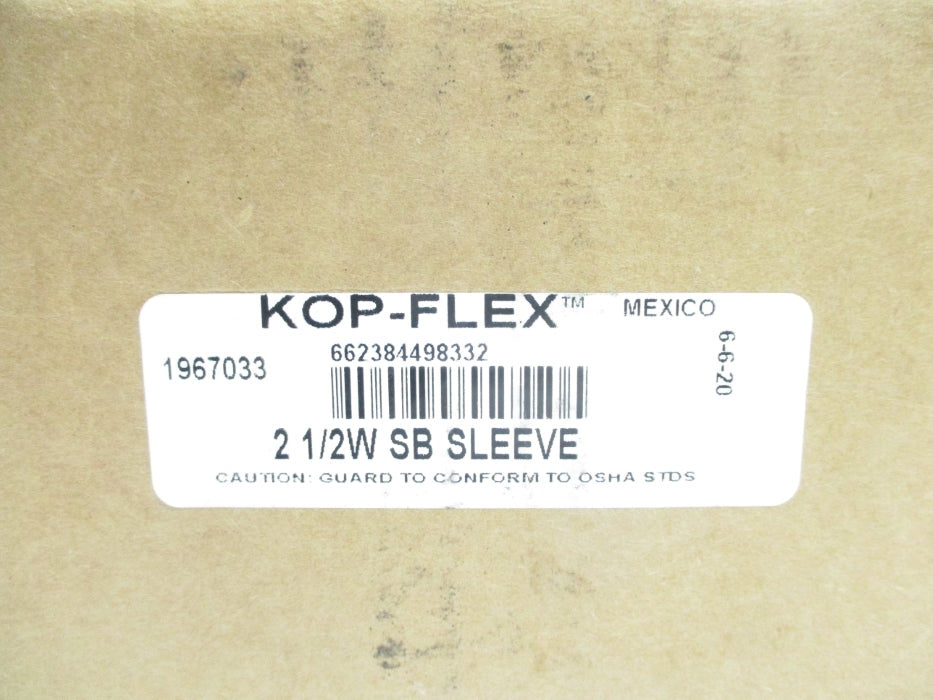 KOP-FLEX 1967033 2-1/2W-SB-SLEEVE NSMP