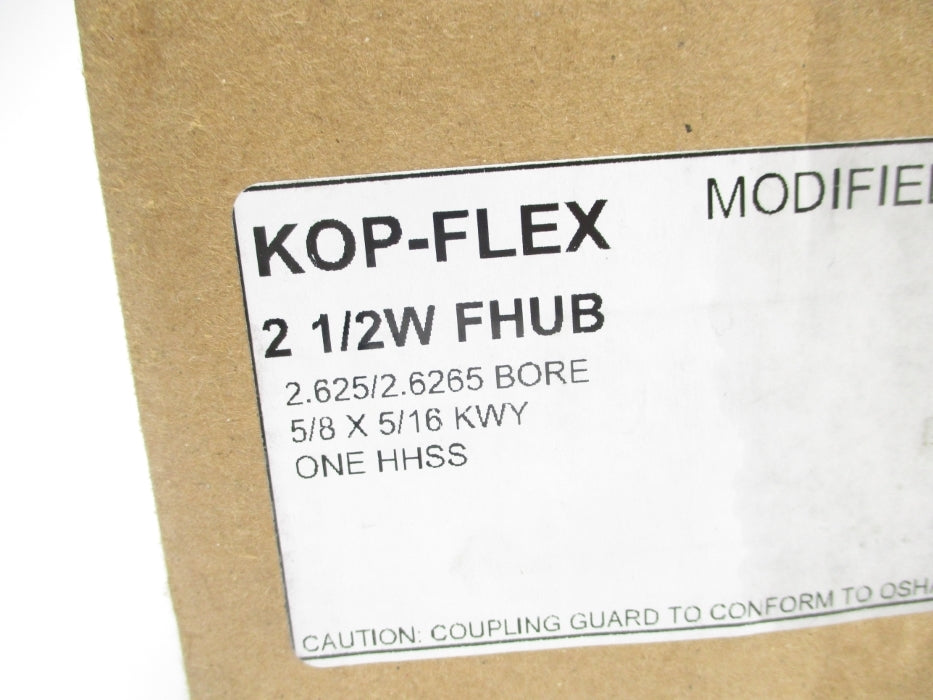 KOP-FLEX 2-1/2W-FHUB NSMP