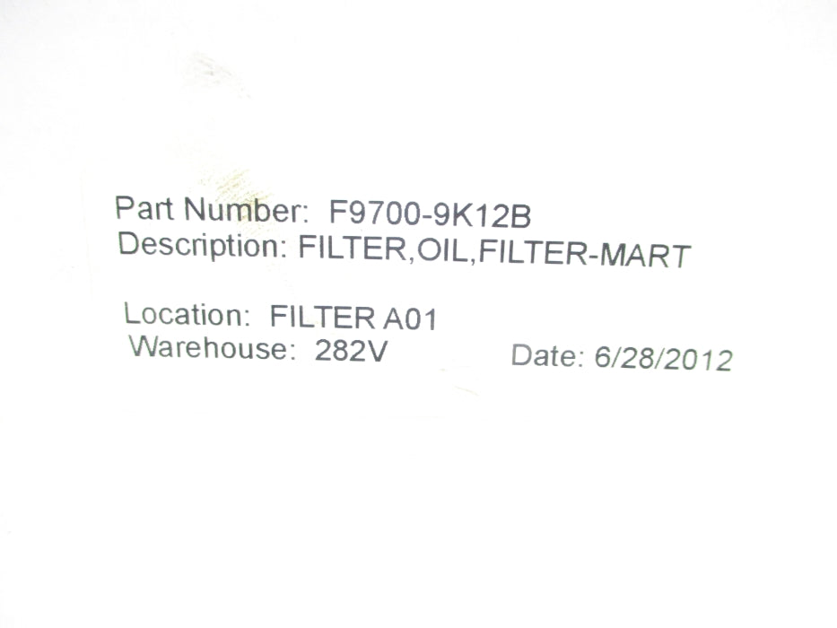 F9700-9K12B NSMP