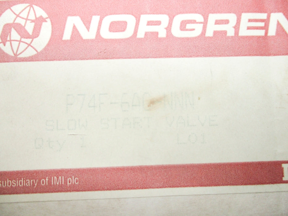 NORGREN P74F-6AC-NNN 150PSI NSMP