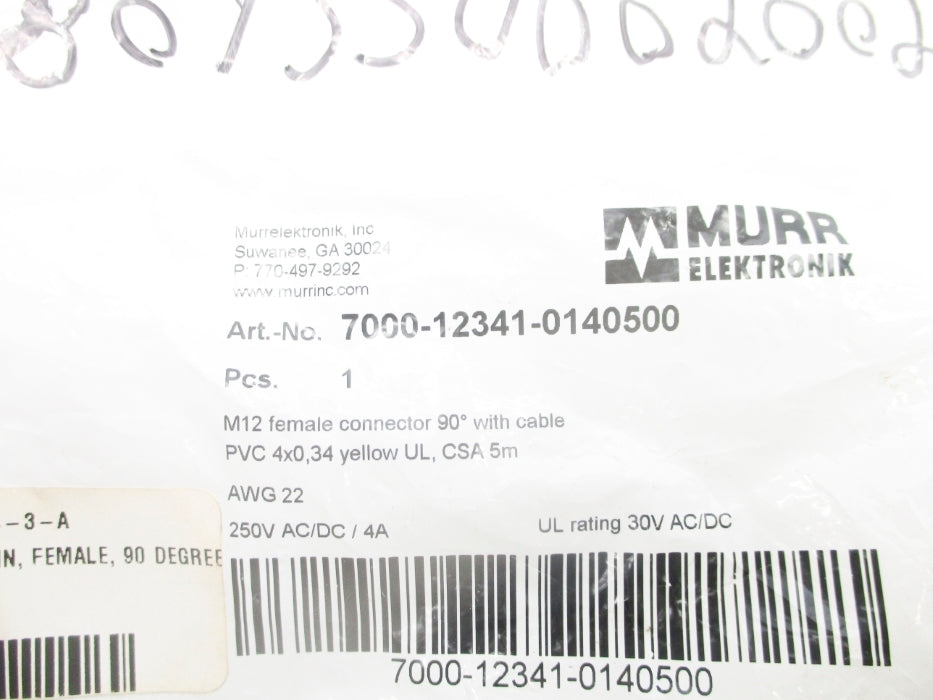 MURR ELEKTRONIK 7000-12341-0140500 NSMP