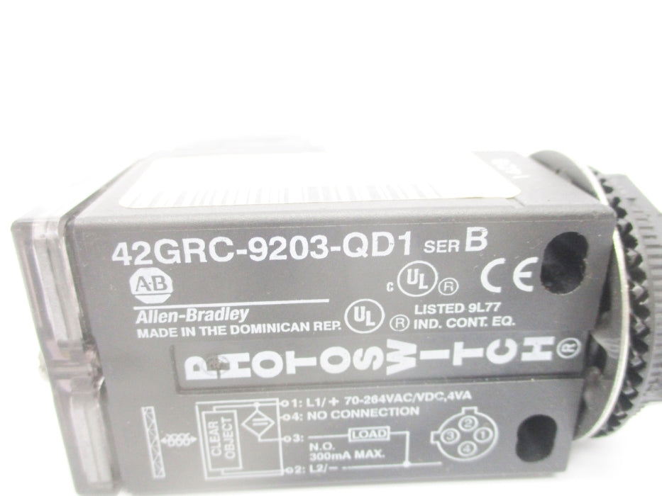 INDUSTRIAL SPARE PART 42GRC-9203-QD1 SER. B 70-264VAC/DC NSNP